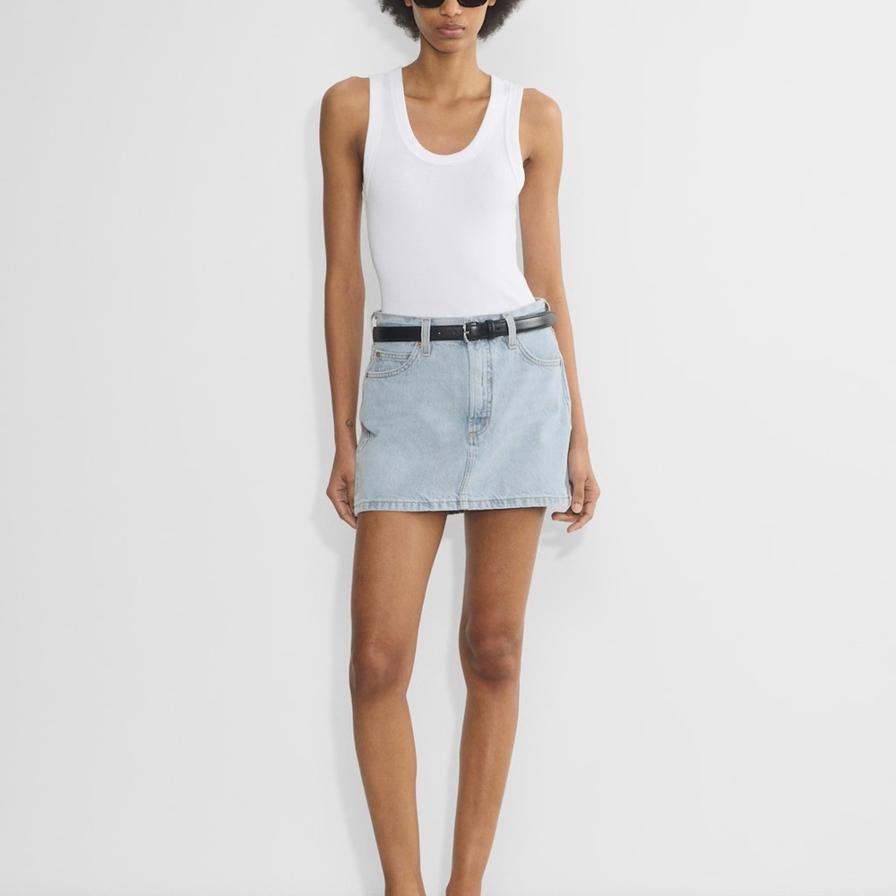 Denim Mini Skirt